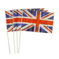 For Advertising Plastic Pole Paper Flag With Hand